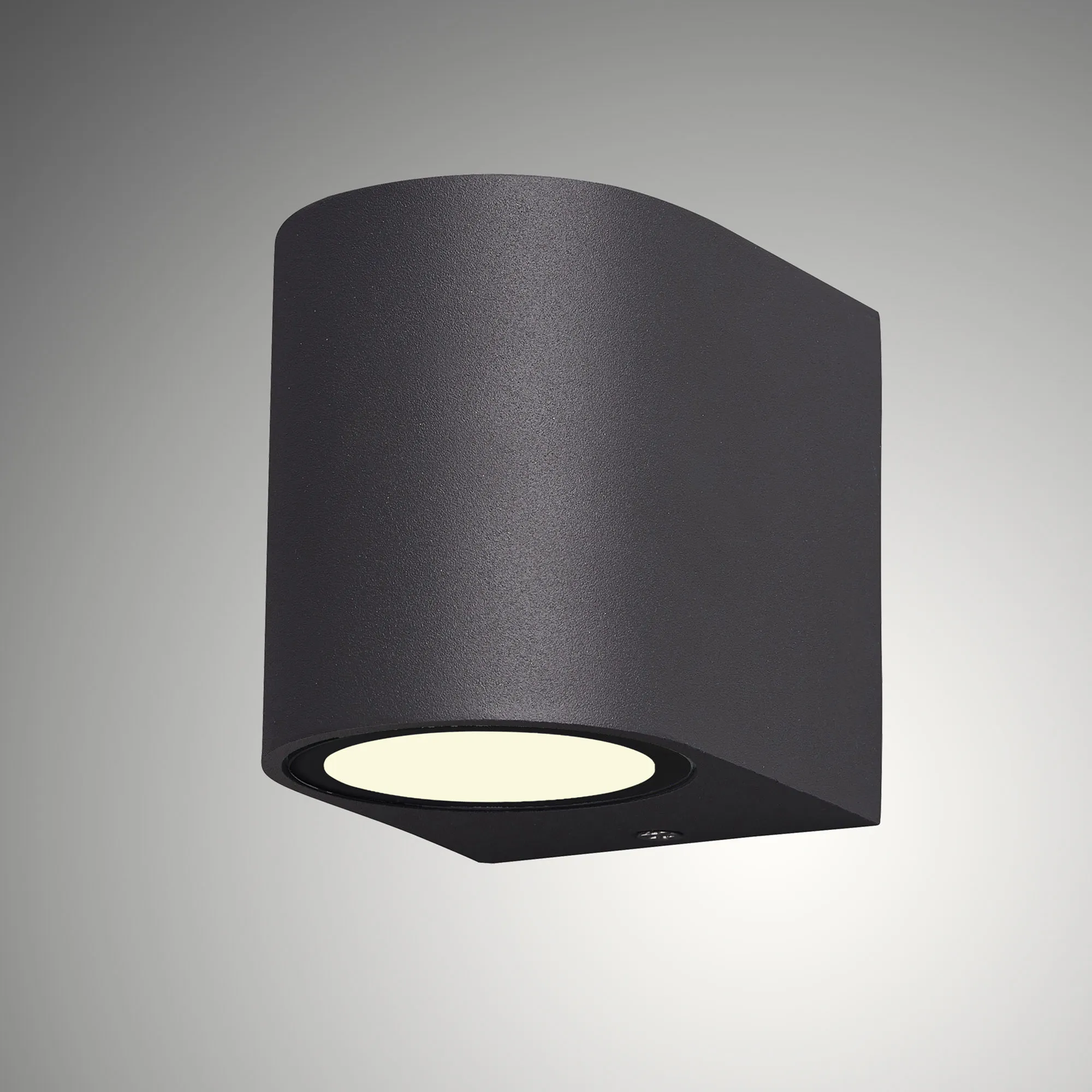 Kandanchu Round Wall Lamp 1 Light Anthracite M6512  Mantra Fusion Kandanchu Anthracite